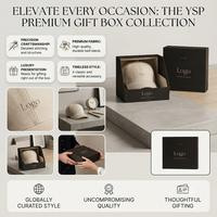 Caja de Cartón Negra de Lujo con Logotipo Personalizado, Funda Interior Inclinada, Caja de Regalo Rígida para Gorra Premium