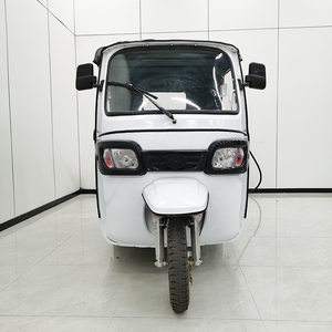 Il y a un tricycle électrique pour passagers avec un auvent Pedicab électrique Tuk Tuk Chine Taxi transportant des passagers - Product Image 6