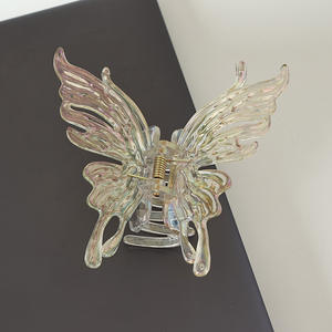 Pinza de Pelo Grande con Forma de Mariposa, Pinza de Pelo Acrílica, Accesorios de Moda para el Cabello, Venta al por Mayor - Product Image 5