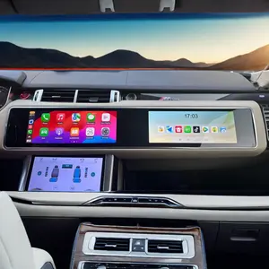 Navegación con pantalla táctil doble Android de 12,3 pulgadas con GPS Pantalla de copiloto portátil para Range Rover Sport L494 Vogue L405 2013-2017