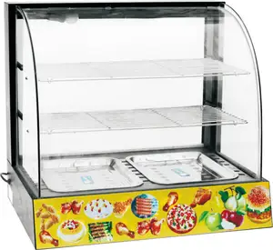 Countertop Pastry Display Case Electric Food Warmer Showcase Display For Restaurants