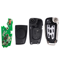 Llave Inteligente Plegable XNRKEY de 3 Botones con Chip ID48 Integrado de 434MHZ para Audi 2012 2013 2014 2015 2016 2017 8X0837220/8X0837220D