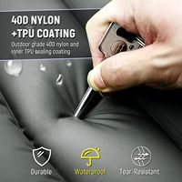 Matelas de camping gonflable isolé personnalisé, pliable, ultraléger, à haute valeur R, pour 1-2 personnes, OEM/ODM, toutes saisons