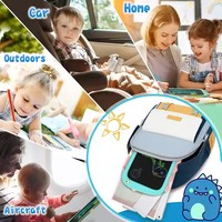 Tablette d'écriture LCD 8,5 pouces pour enfants, motif dinosaure vert, jouet de dessin effaçable en plastique, vente chaude