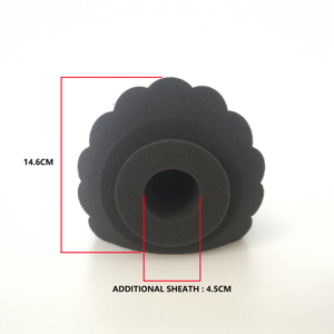 Cubierta insonorizada de micrófono de grabación de transmisión en vivo, cubierta de absorción de sonido de red antichispas de reducción de ruido de micrófono de condensador - Product Image 5