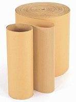 Carton en papier ondulé brun Eollo personnalisé, emballage simple en carton pour fleurs, rouleau de kraft pour roses et meubles