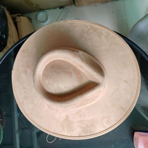 2025 mới đến thời trang phụ nữ người đàn ông da lộn vải rộng vành Fedora <span class=keywords><strong>Hat</strong></span> - Product Image 6