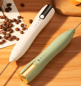 Otomatik Çift Çırpıcı Amasadora Pişirme El Tipi Şarj Edilebilir Elektrikli Çırpıcı, Standlı, Çıkarılabilir Kişiselleştirilmiş Çay İçin Süt Köpürtücü - Product Image 3