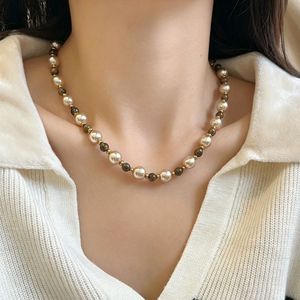 Tiger Eye Pearl Necklace For Women High End Clavicle Chain Everyday Wear Fashion Accessory - Product Image 3