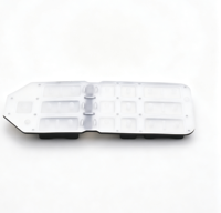 Clavier à dôme en caoutchouc, couleur personnalisée, tampon conducteur en silicone moulé, pilule de carbone pour machine hydraulique