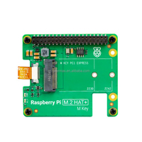 La carte d'extension Raspberry Pi M.2 HAT + prend en charge l'interface PCIe 2.0 à voie unique Disques durs M.2 NVMe 2230 2242 Gen2 Gen3 Modes