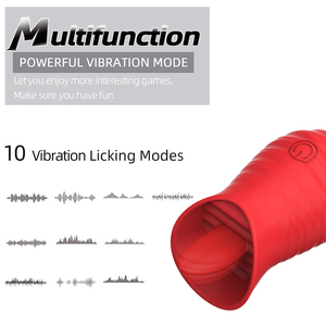 Vibromasseur multifonctionnel YAQU pour lécher la langue pour femme Sex toy de stimulation du clitoris et du point G - Product Image 3