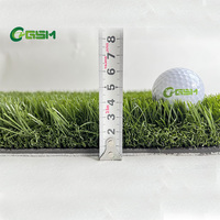 Tapis de frappe pour simulateur de golf avec zone de rough en nylon, hauteur de pile 35 mm, pour driving range intérieur