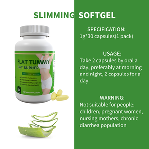 ยาสลายไขมันออร์แกนิกปราศจากกลูเตนสำหรับอาหารเสริมเพื่อสุขภาพแคปซูลลดไขมันโลโก้สมุนไพร - Product Image 5