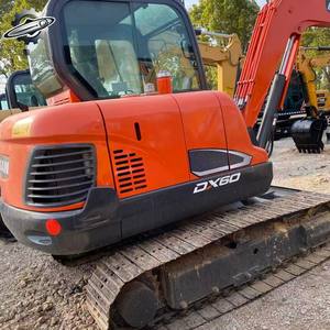 Excavatrice d'occasion DOOSAN dx60, 6 tonnes, mini-excavatrice, machine de chantier, en stock à la vente - Product Image 6