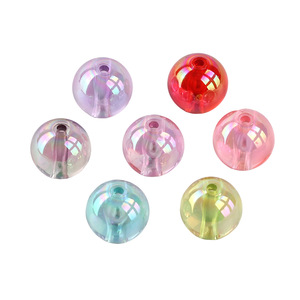 Cuentas Sueltas Transparentes <span class=keywords><strong>de</strong></span> Acrílico Plástico Lucite al por Mayor con Recubrimiento UV <span class=keywords><strong>de</strong></span> Colores para DIY, Joyería, Bolsos y Cadenas <span class=keywords><strong>de</strong></span> Teléfono - Product Image 4