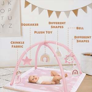 Newborn Infant <b>Baby</b> Essentials Gift <b>Baby</b> Play Gym & Activity Mat <b>for</b> <b>Sensory</b> Development - Product Image 2