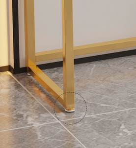 <span class=keywords><strong>Petite</strong></span> table <span class=keywords><strong>console</strong></span> élégante en métal doré pour couloir, <span class=keywords><strong>meuble</strong></span> moderne pour salon, pour centre de commande, style minimaliste, 1 pièce - Product Image 3