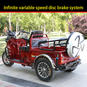 Triciclo de Gasolina con Velocidad Variable Continua, Motocicleta de Carga y Pasajeros para Ancianos, Vehículo de Transporte para Discapacitados - Product Image 4