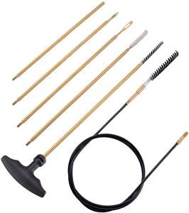 Tige de nettoyage en laiton pour serpillière en coton, brosses en Nylon dans un organisateur à fermeture éclair, étui Compact. <span class=keywords><strong>177</strong></span> <span class=keywords><strong>Cal</strong></span> & .22 <span class=keywords><strong>Cal</strong></span> Kit de nettoyage - Product Image 4