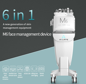 Appareil professionnel <span class=keywords><strong>de</strong></span> microdermabrasion hydro 6-en-1 pour salon <span class=keywords><strong>de</strong></span> beauté, équipement facial à oxygène H2 <span class=keywords><strong>O2</strong></span> pour les yeux et la tête - Product Image 2