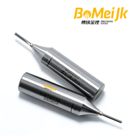 BoMeiJK CNC TCT 2 Flute 45 Helix Straight Router Bit Solid Shank Woodworking Milling Cutter ODM/OEM