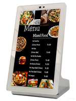 Affichage numérique tout-en-un de 10,1 et 15,6 pouces, écran publicitaire Android, comptoir de restaurant, table en forme de L