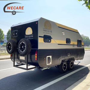 Wecare Offroad Camper Van Outdoor Luxury <span class=keywords><strong>Camping</strong></span> <span class=keywords><strong>Caravan</strong></span> Off Road Rv Camper Trailer rimorchio da viaggio con bagno e wc - Product Image 5