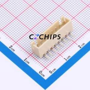 HCZZ0139-8 Wire-to-Board Pin Header Bent Lead Through Hole,P=2.54mm Connector 1x8P 2.5mm Right Angle Insert XH - Product Image 1