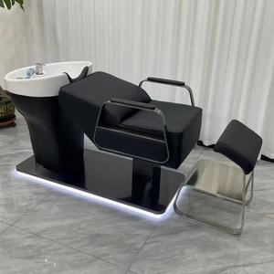 Chaises de salon de coiffure avec lavabo, vente directe d'usine professionnelle - Product Image 4