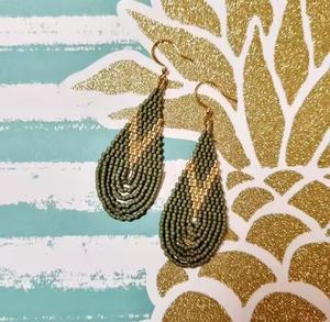 Boucle d'oreille indienne bijoux de mode utiliser produit de vente le plus chaud de haute qualité nouvellement conception en gros boucles d'oreilles de broderie personnalisées - Product Image 1