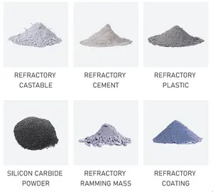 High Alumina Reinforced Refractory Castable Monolithic Refractories For Furnace