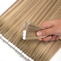 Extensions à bandes adhésives injectées de qualité salon, invisibles, sans couture, double épaisseur, Remy, fournisseur d'extensions capillaires invisibles à bandes adhésives