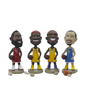 Basketball star ornaments figure ornaments hand do souvenir resin basketball ornaments wholesale bobblehead