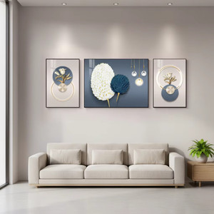 Arte <span class=keywords><strong>de</strong></span> Pared Moderno <span class=keywords><strong>de</strong></span> Lujo Ligero para Sala <span class=keywords><strong>de</strong></span> Estar, Decoración <span class=keywords><strong>de</strong></span> Porcelana <span class=keywords><strong>de</strong></span> Cristal para el Hogar con Marco <span class=keywords><strong>de</strong></span> Metal, Póster Decorativo <span class=keywords><strong>de</strong></span> Arte <span class=keywords><strong>de</strong></span> Pared - Product Image 1