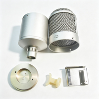 MAI AO M147 Style Boîtier de microphone vide en métal complet pour montage DIY, Pièces de rechange pour microphone à tube vintage, pour audiophiles et microphones personnalisés