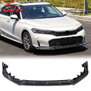 Compatible con Honda Civic 25-26, Estilo IKON, 3 Piezas, Protector de Parachoques Delantero, Diseño de Fibra de Carbono, Accesorios Automotrices - Product Image 1