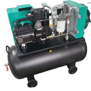ปั๊มลมพกพาอุตสาหกรรม 2 in 1 ขนาดเล็ก เงียบ สำหรับพ่นสีและซ่อมรถยนต์ - Product Image 1