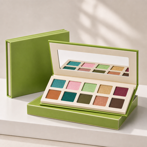 Paleta de Sombras de Ojos Metálicas Luminosas a Prueba de Agua con 10 Colores Morados Cálidos, Acabados Brillantes y Mate para Maquillaje de Fiesta - Product Image 6