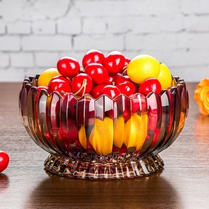 Juego de <span class=keywords><strong>Vajilla</strong></span> Más Vendido, <span class=keywords><strong>Color</strong></span> Ámbar Decorativo, Cristal de <span class=keywords><strong>Color</strong></span>, Tazón para Fruta y Ensalada - Product Image 2