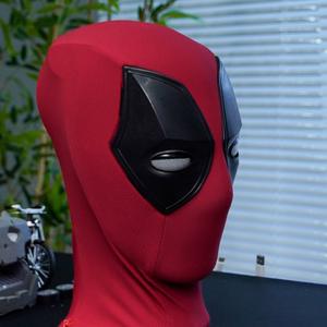 Yeux mobiles <span class=keywords><strong>Super</strong></span>-<span class=keywords><strong>héros</strong></span> Wade Wilson Costume Casque d'Halloween Masque, masque lumineux de piscine à distance - Product Image 4