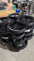 Kit de Ruedas Supermoto Light Bee X Sur-Ron X260 de 17 Pulgadas, CNC, Plateadas, Sin Cámara, 1.60x17 2.15x17