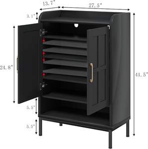 Vente en gros directe étagère à chaussures armoire de <span class=keywords><strong>garage</strong></span> armoires de rangement avec armoire à chaussures en bambou de qualité haut de gamme - Product Image 3