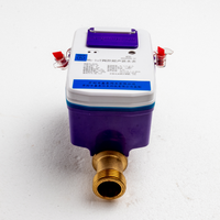 Télécommande numérique sans fil lora lorawan gprs débitmètre d'eau à ultrasons R160 compteur de qualité d'eau résidentiel en laiton