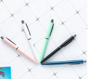New Promotion Multi-color Pressing Metal Ballpoint <b>Pen</b> With Advertising Logo for Office Writing Stationery Gift - Product Image 6