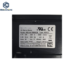 ข้อเสนอสุดพิเศษ MS1H4-75B30CB-A331Z MS1H4-50B30CB-A331Z MS1H4-40B30CB-A331Z เซอร์โวมอเตอร์แรงบิดสูงสำหรับการควบคุมการเคลื่อนที่ของเครื่องจักร - Product Image 1