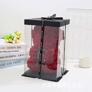 Factory Price Teddy Rose Bear Artificial Flower Gift for Valentines <b>Wedding</b> Christmas - Product Image 1