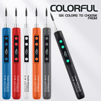 Soldador USB Inalámbrico con Pantalla Digital, Portátil, Recargable, 5V 15W, Mini Kit de Soldadura para Reparaciones, Bricolaje y Hogar