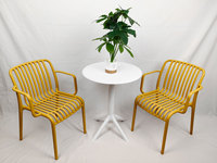 Chaise de salle à manger d'extérieur moderne en polypropylène pour bistrot et restaurant, chaise de jardin en plastique PP, offre spéciale