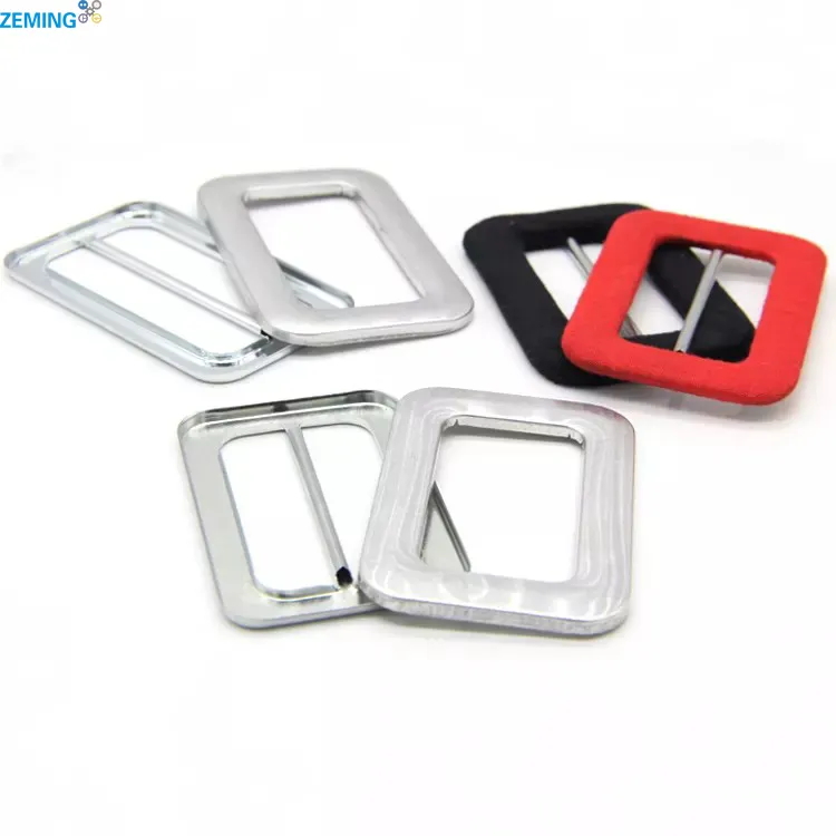 Hot Selling Square Shape Metal Fabric Covered Belt Buckle Blank Hardware Buckle For Belt Maker